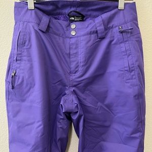 The north face dryvent ski pants small purple